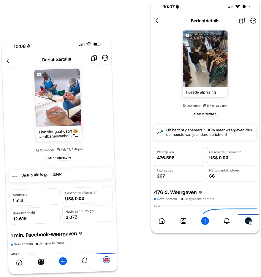 Social media agency - social proof